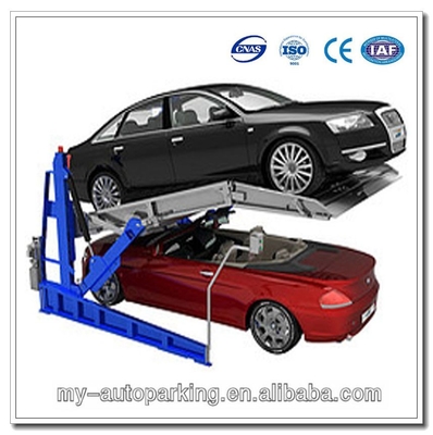 China Double Parking Car Lift Tilting Car Lift Two Post Lift Portable Garage for Two Car Parking supplier