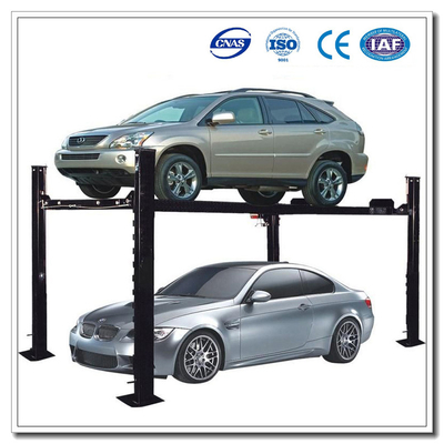 China 3.7t Hydraulic 4 Post Car Lift For Home Garages supplier