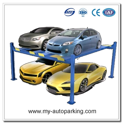 China On Sale! Four Post Parking System Four Post Vertical Lifting Hydraulic Parking Systtem supplier