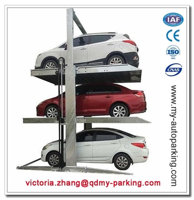China Two Post Triple Parking Lift for 3 Cars Hydraulic Garage Storage Lift supplier