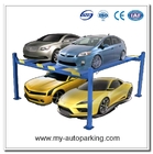 Four Post Double Parking Car Lift / Stack Parking System/ Double Wide Car Lift/ Car Garage/Car Parking/ Garage Storage