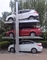 Two Post Triple Parking Lift for 3 Cars Hydraulic Garage Storage Lift supplier